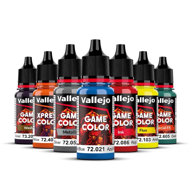 Tamiya Model Paint Set - Farba akrylowa Vallejo 18ml GAME COLOR,