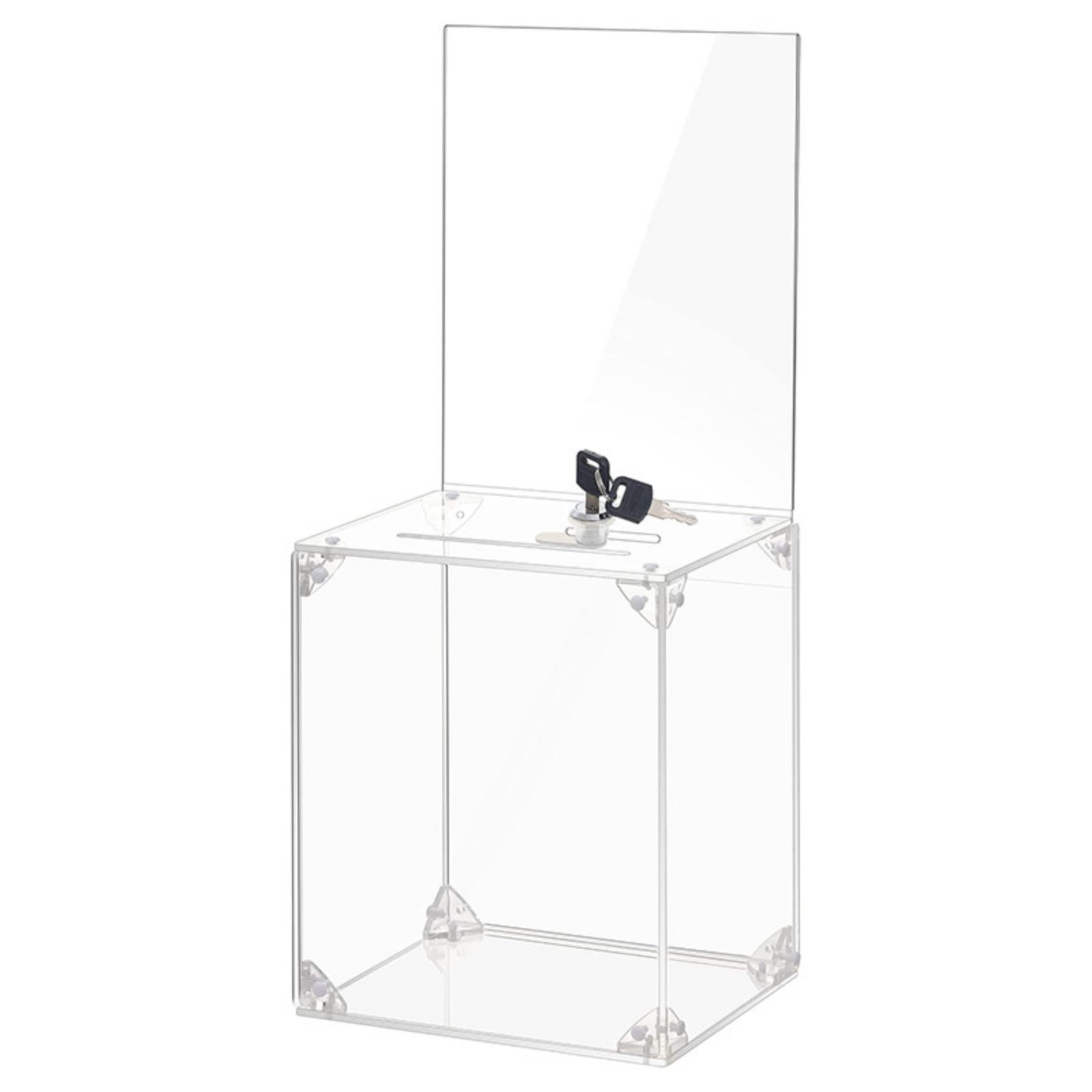 Display Case Acrylic - Akrylowa skrzynka do zbierania darowizn z