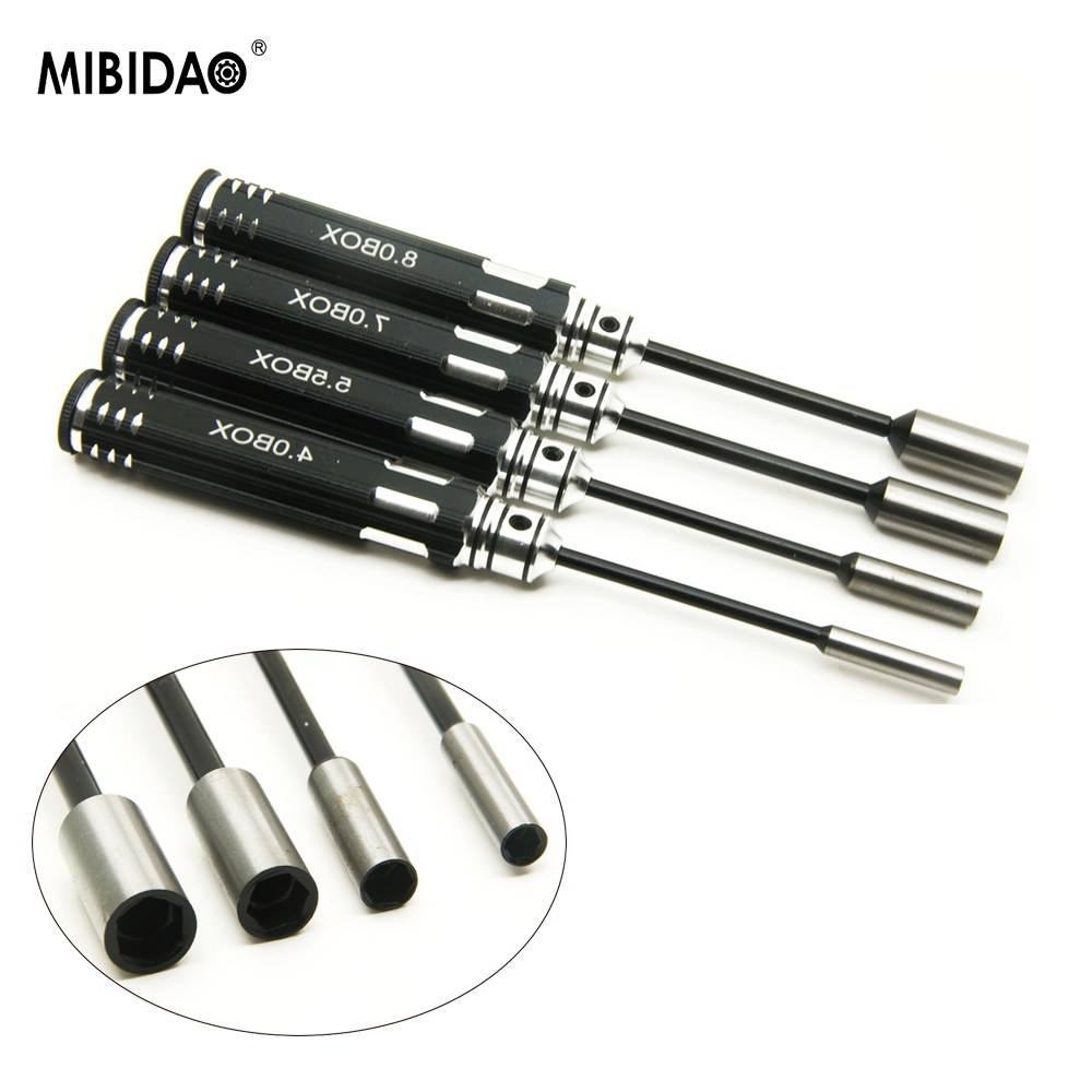 Tamiya Model Paint Set - MIBIDAO śrubokręt metalowy 5.5/4.0/7.0/8.0mm uchwyt nakrętka