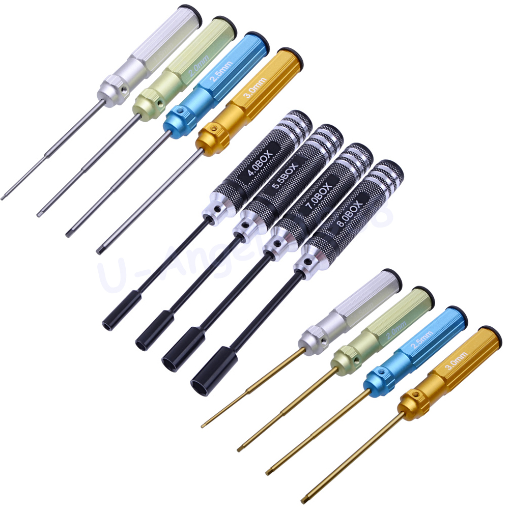 Tamiya Model Paint Set - Zestaw 4 sztuk narzędzi RC, wkrętaków