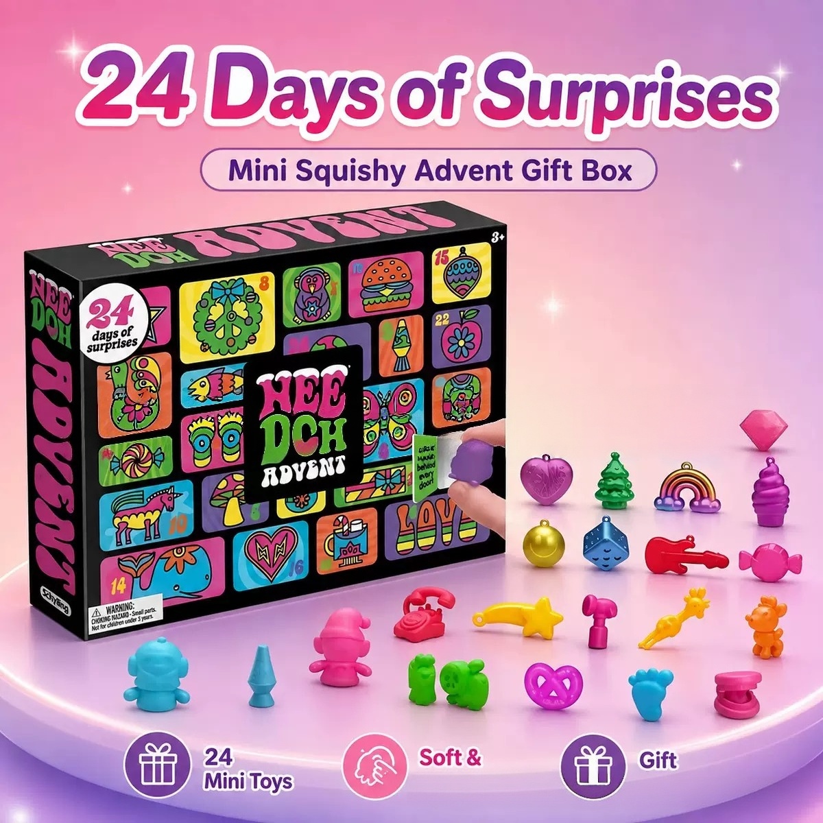 Needoh 2026 – świąteczny kalen – Mystery Box Blind Bag recenzja i cena